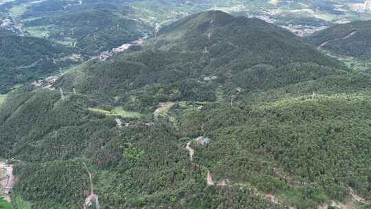 航拍蜿蜒盘山公路