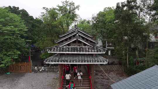 刘三姐故里景区航拍