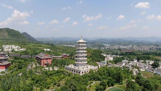 贵州 贵阳 大兴 国寺  大善塔 航拍