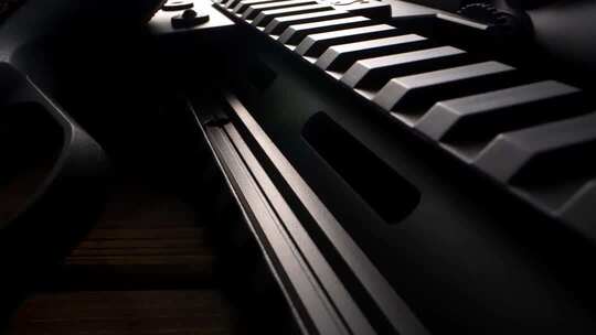 枪械突击步枪手枪特写素材