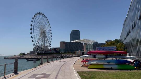 青岛西海岸琴岛之眼风光