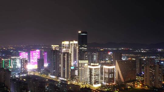 4K杭州未来科技城夜景