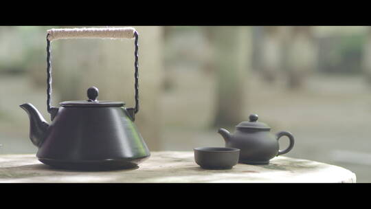 禅意茶壶视频素材模板下载