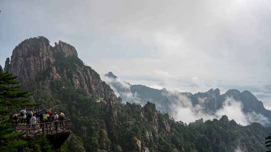 黄山云海延时