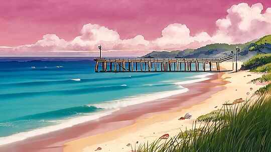 动画动漫卡通唯美场景