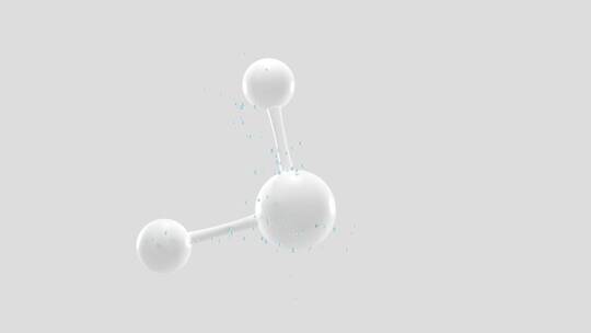 DNA、原子、分子科学概念的3d动画视频素材模板下载
