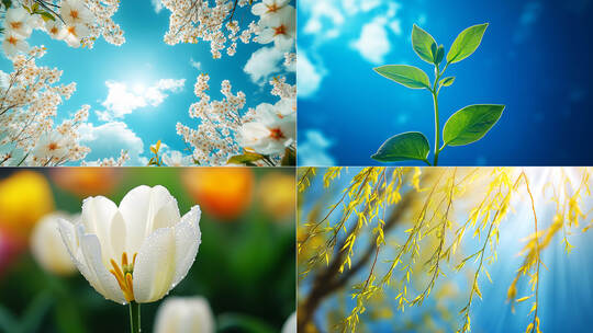 立春春天阳光春暖花开