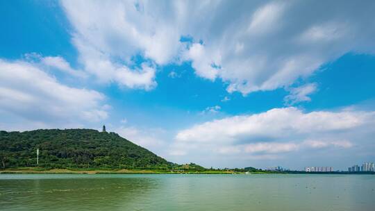 南宁青秀山龙象塔邕江风景