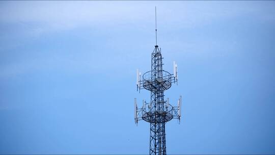 通信 基站 延时 信号塔 5G 近景视频素材模板下载
