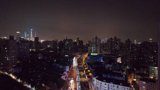 都市夜景航拍