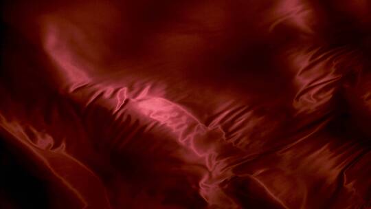 红色系丝绸织物飘动 (2)视频素材模板下载