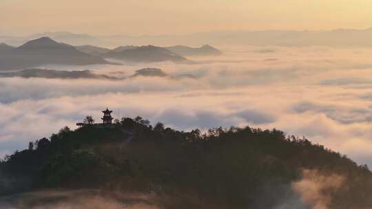 干净空镜广告唯美航拍大景城市山川