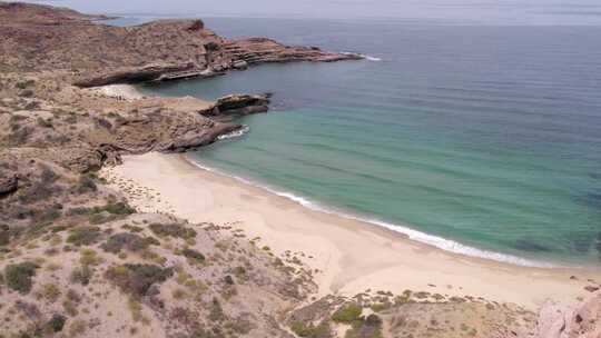 海岸，科尔特斯海，湾，岩石