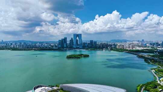 苏州金鸡湖 苏州工业园区