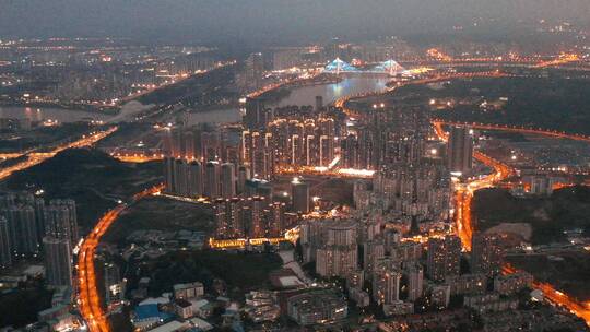 城市夜晚风景风光