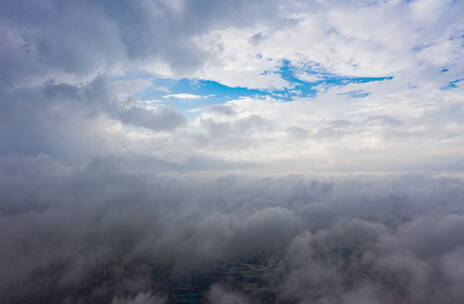 云端云彩飞行三维动画模拟循环背景