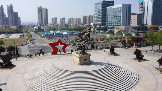 南昌起义建军雕塑广场