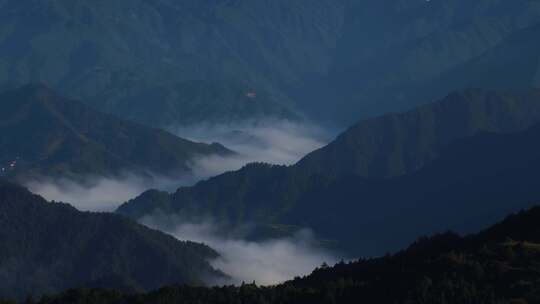 江南高山山峦山峰云雾