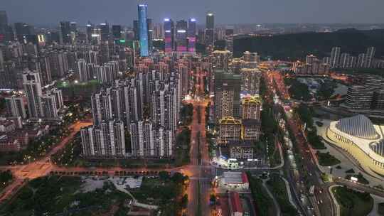 广西南宁城市夜景