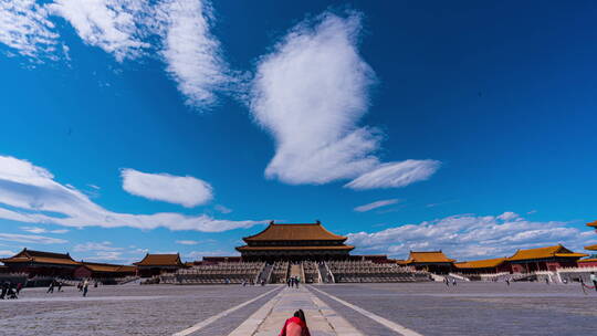北京 故宫太和殿 蓝天白云3-A7RM3