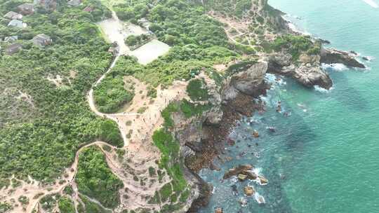 风景，无人机航拍，深圳，海边风景