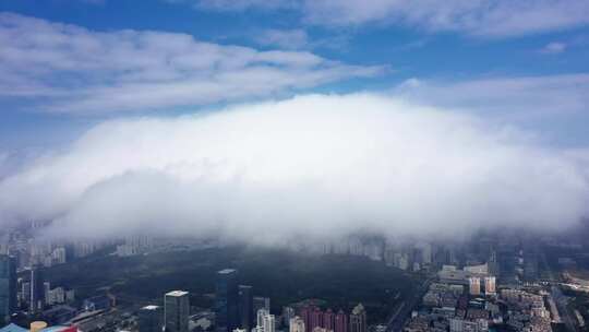 深圳平流雾航拍高清4k