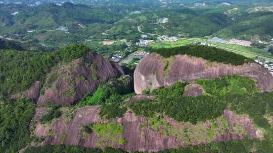 4K江西汉仙岩风景区航拍17