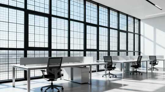 高端大气写字楼现代化办公室商务背景