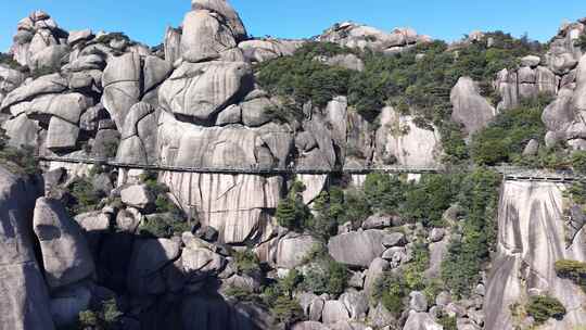 大好河山奇石上饶灵山航拍