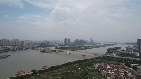 广州海珠郊区航拍