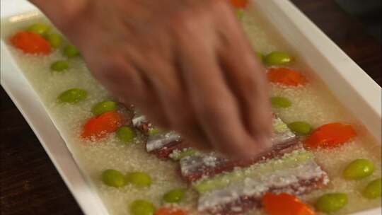厨师 制作美食 丸子视频素材模板下载