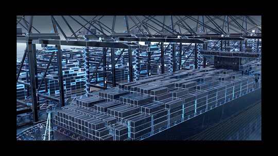 智能物流运输货车物流运输