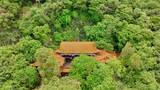 抚仙湖 瀛海寺 史碑亭 孤山风景区 水面高清在线视频素材下载