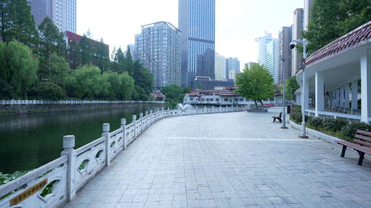 武汉汉口小南湖公园风景