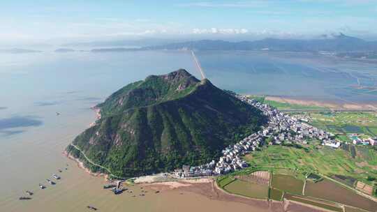 福建霞浦北岐滩涂风景航拍