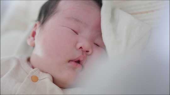 可爱婴儿睡眠