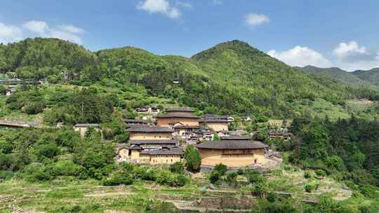 福建土楼(南靖)景区云水谣景区航拍