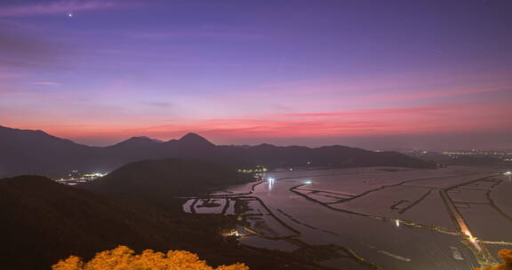 【空镜素材】山海日落晚霞