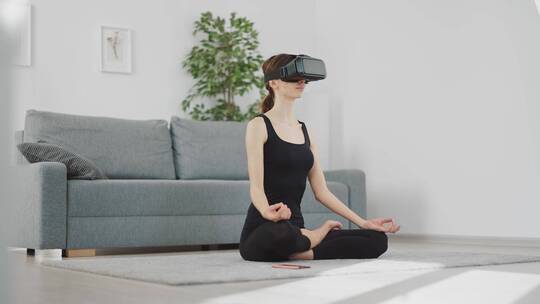 VR眼镜体验视频素材模板下载