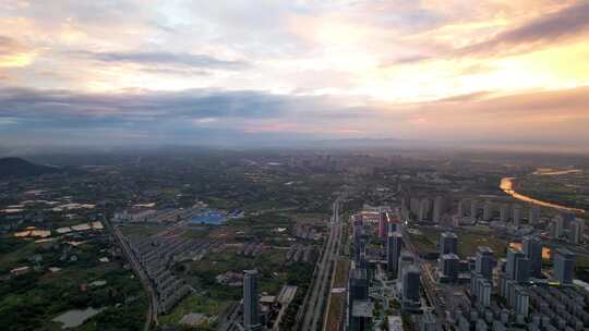 湖南衡阳市陆家新区高新创业中心4k航拍