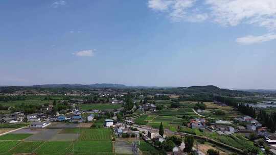 四川乡村振兴、土地沃野、罗江略坪乡村