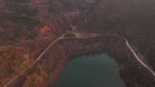 河北 石家庄 井陉县 道路 交通 秋天