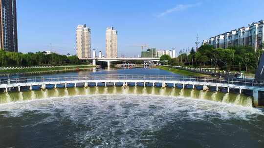 大桥 水闸河道