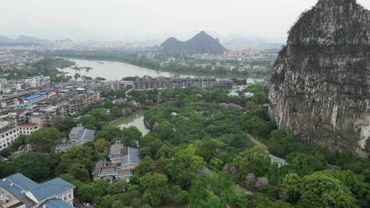 桂林南溪山4A景区航拍