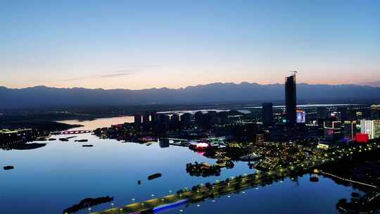 航拍宁夏银川城市宣传片