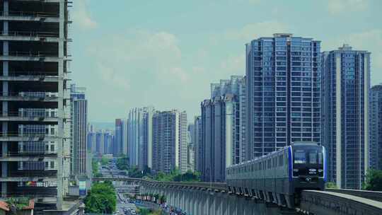 重庆城市轨道交通视频素材模板下载