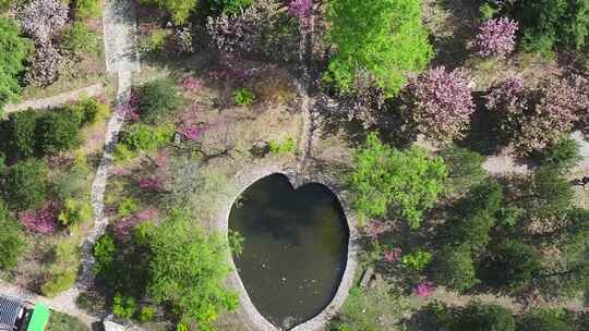 芳菲四月，山寺桃花始盛开