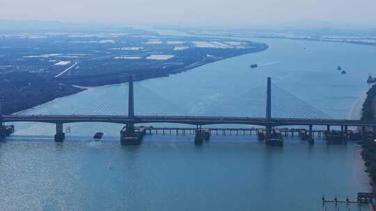 中山外海大桥航拍视频素材模板下载