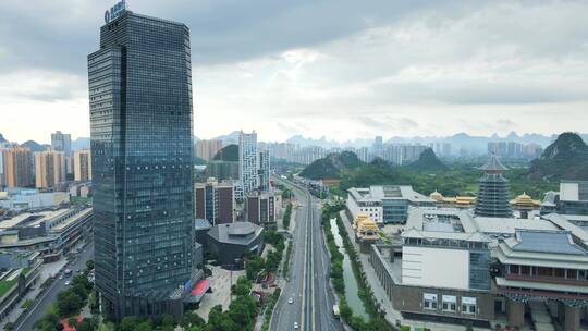 广西桂林市一院两馆城市环境