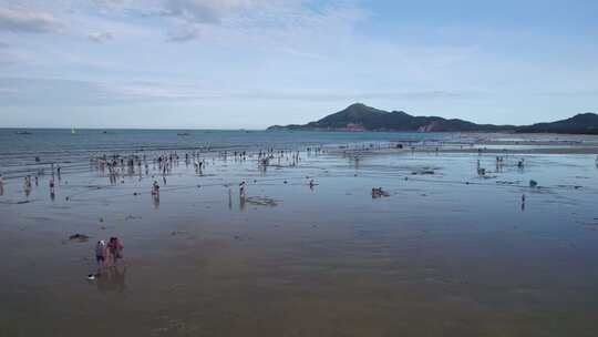 福建东山岛海边航拍